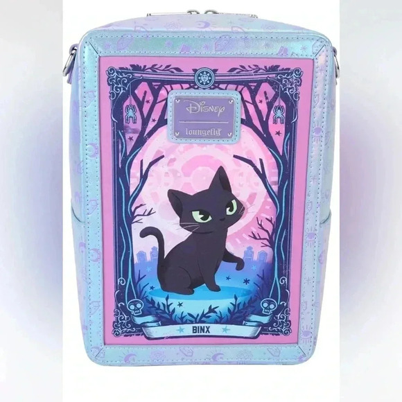 Hocus Pocus Tarot Card Iridescent Crossbody Bag Loungefly NWT - Picture 4 of 5